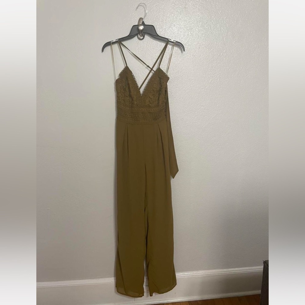 Fashion Nova Olive Jumpsuit